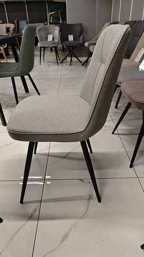 Стул на металлокаркасе Texas 3 поворотный синий / черный из шоурума 18